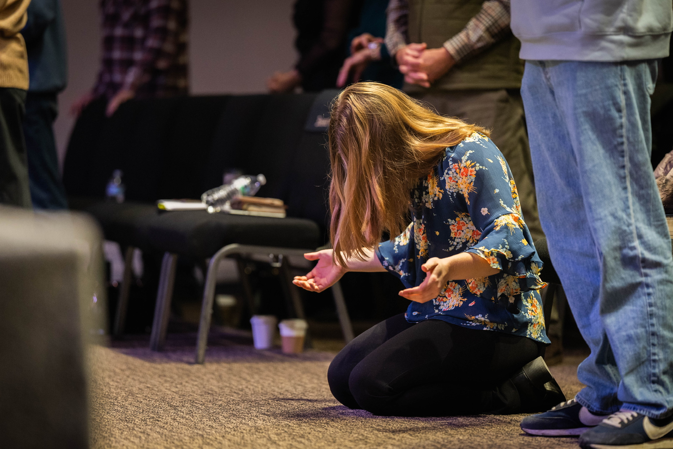 Worship and prayer at Trinity Church